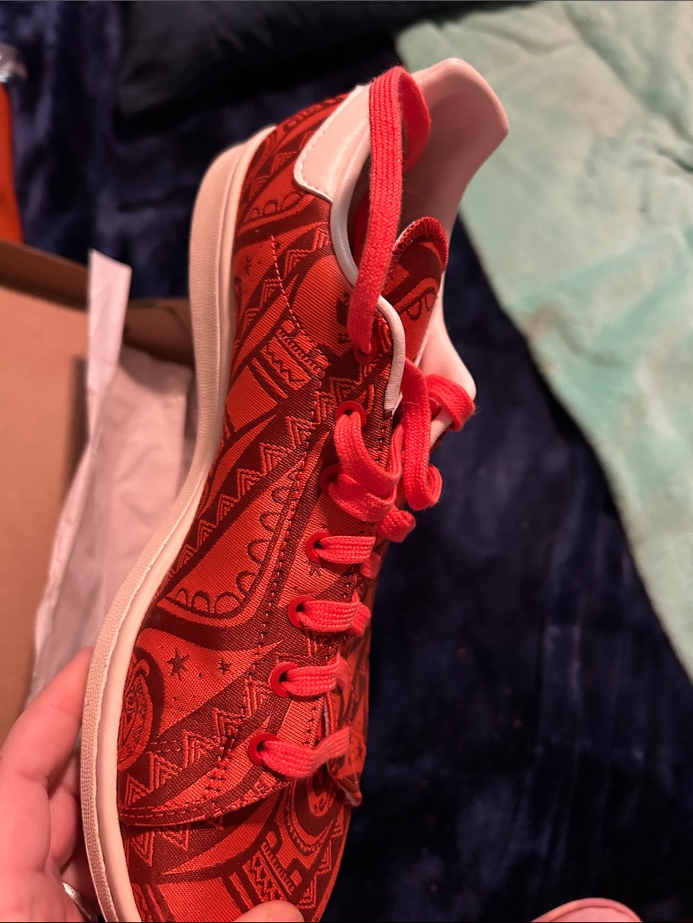 ADIDAS Stan Smith Disney Moana Women Sneakers Box Teal with Coral Accents - Picture 6 of 9